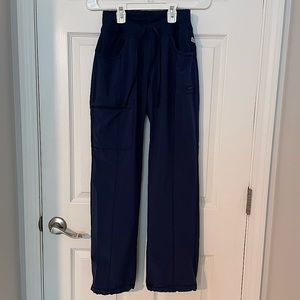 COPY - NAVY XS - Cherokee Infinity low rise straight leg drawstring scrub pant